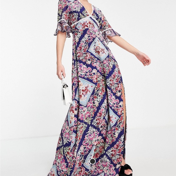 Hope and Ivy Priya open back maxi - Picture 1 of 5